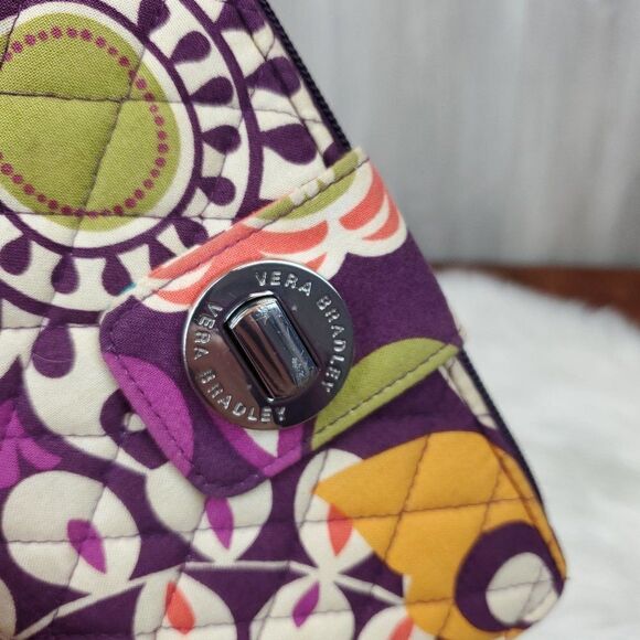 Vera Bradley Turn Lock Wallet Clutch - Picture 10 of 13